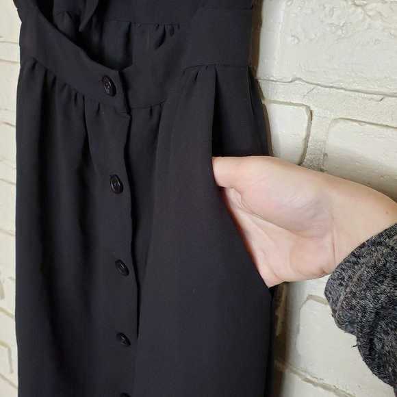 Wilfred Aritzia Adelia Button Front Midi Dress 00 - Picture 12 of 16